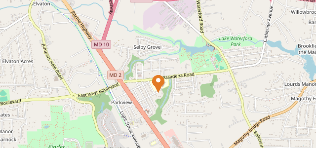 Pasadena, Maryland map